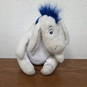Plush Disney Winter White Eeyore 12" Tall Stuffed Animal